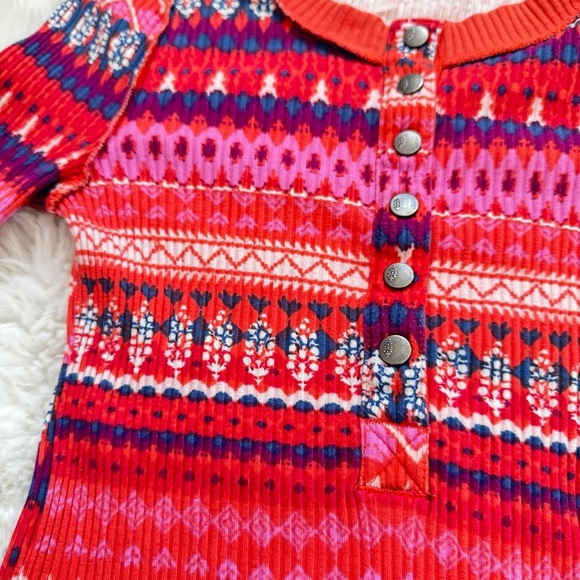 Free People Movement Rally Rib Henley - Picture 2 of 6